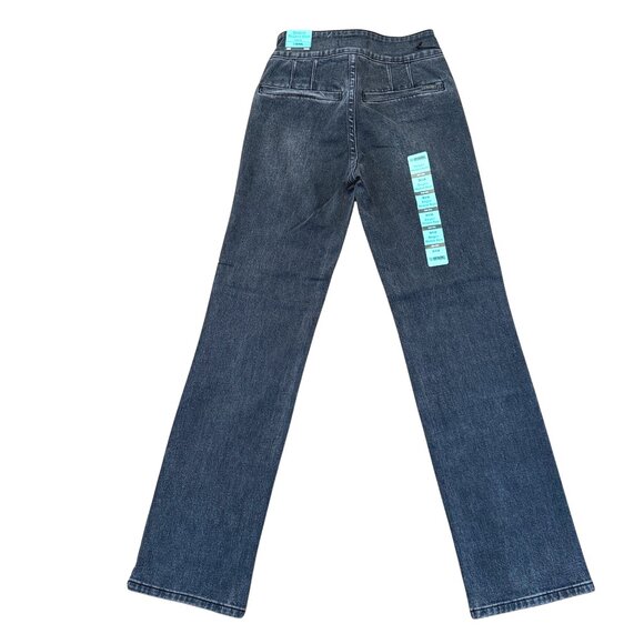 NEW Rock & Roll Denim Highrise Welt Pocket Black Wash Bootcut Jeans – Size 26x3 - Picture 5 of 8